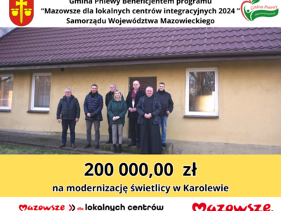 Informacja o dofinansowaniu.