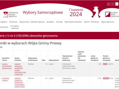 Wybory na Wójta
