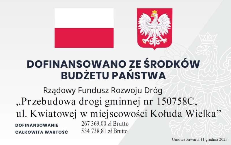 Tablica informacyjna inwestycji