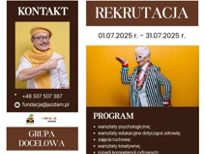 Doświadczeni w akcji! - plakat reklamowy