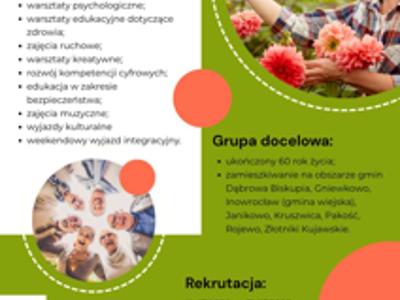 Harcdom - Klub Seniora - plakat reklamowy