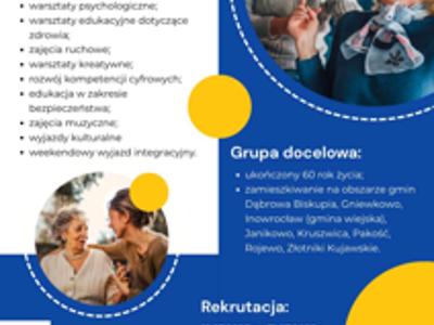 Harcerska Przystań Seniora - plakat reklamowy