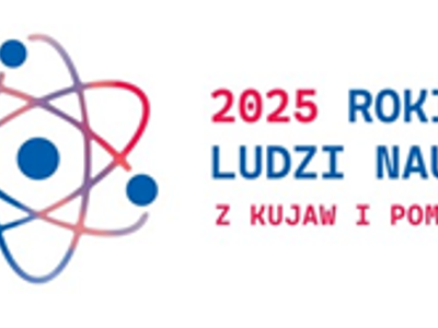 Logo - 2025 rokiem ludzi nauki z Kujaw i Pomorza