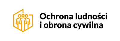 Logo programu: Ochrona ludności i obrona cywilna