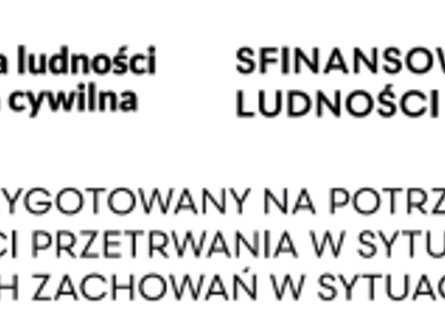 Loga instytucji odpowiedzialnych za realizację Programu Ochrony Ludności i Obrony Cywilnej na lata 2025-2026