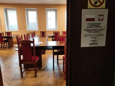 Sala konferencyjna, w której odbyło się szkolenie