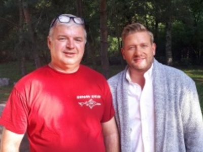 Roman Kiełb i Bartek Jędrzejak