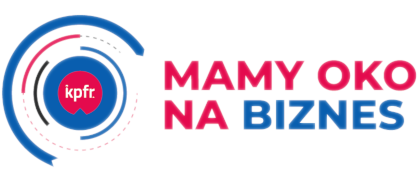 Logo Kujawsko-Pomorski Fundusz Rozwoju z napisem: Mamy oko na biznes