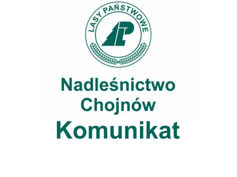 komunikat nadleśnictwa