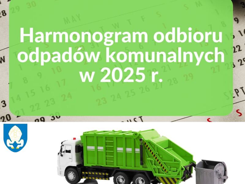 harmonogram odbioru śmieci 25