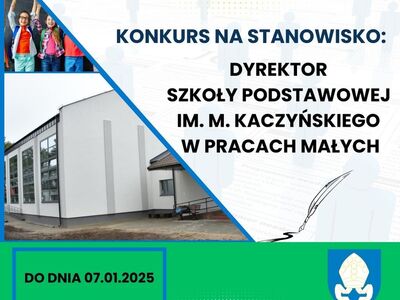 konkurs na dyrektora SP Prace Małe