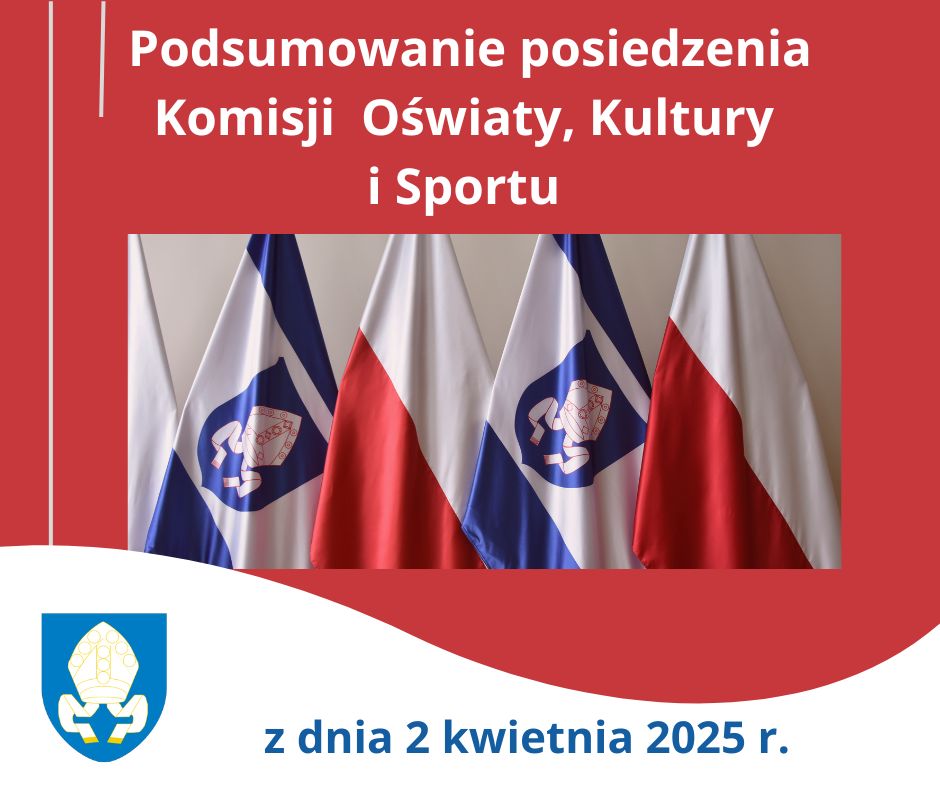 Baner Komisje Rady Miejskiej w Tarczynie