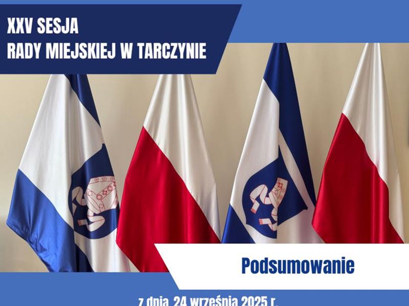 podsumowanie sesji rady miejskiej w Tarczynie