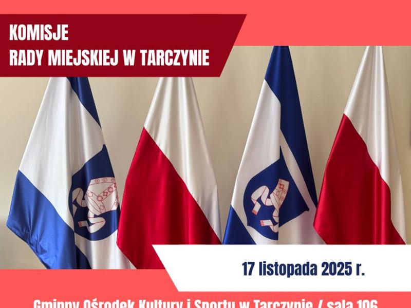 Komisje Rady Miejskiej w Tarczynie
