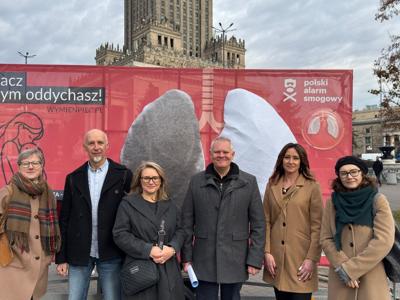 konferencja prasowa zorganizowana przez Polski Alarm Smogowy
