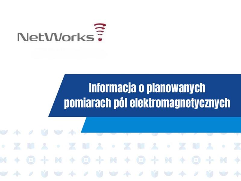Informacja o planowanych pomiarach pól