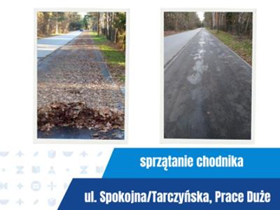 sprzątanie chodnika_prace