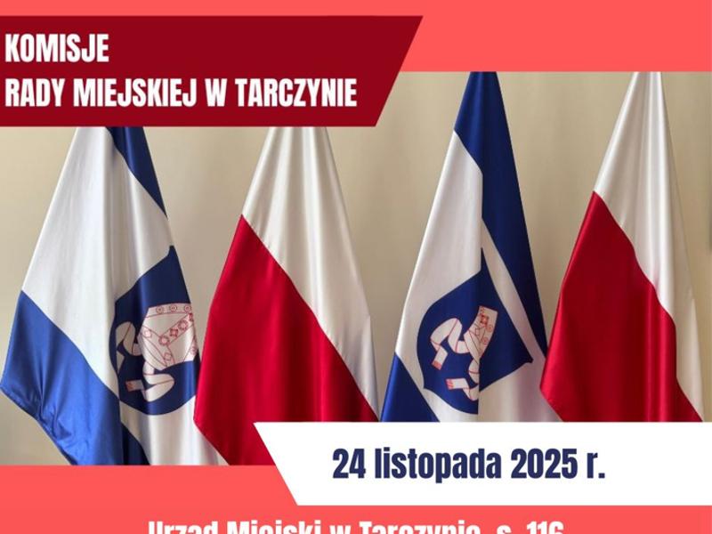 Komisje Rady Miejskiej w Tarczynie