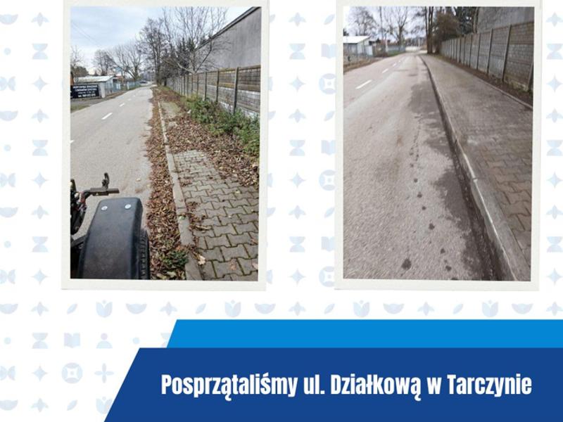 ul. Działkowa w Tarczynie