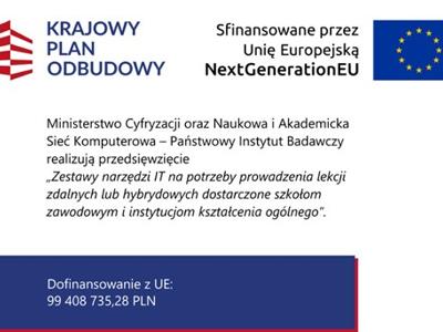 sprzęt do nauczania zdalnego