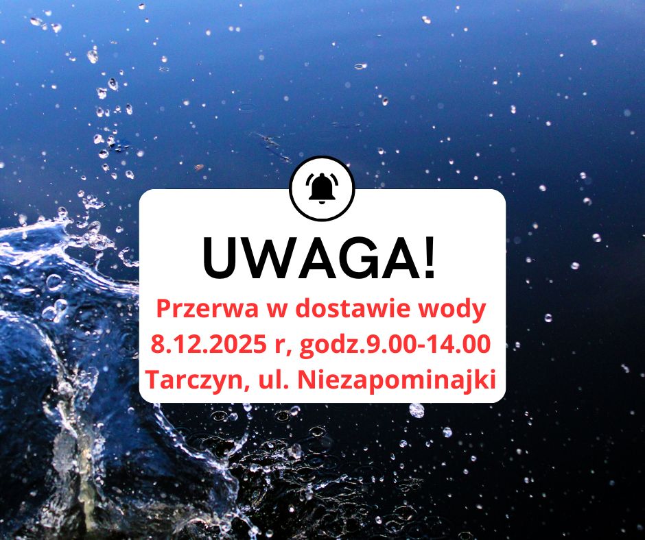 Przerwa w dostawie wody