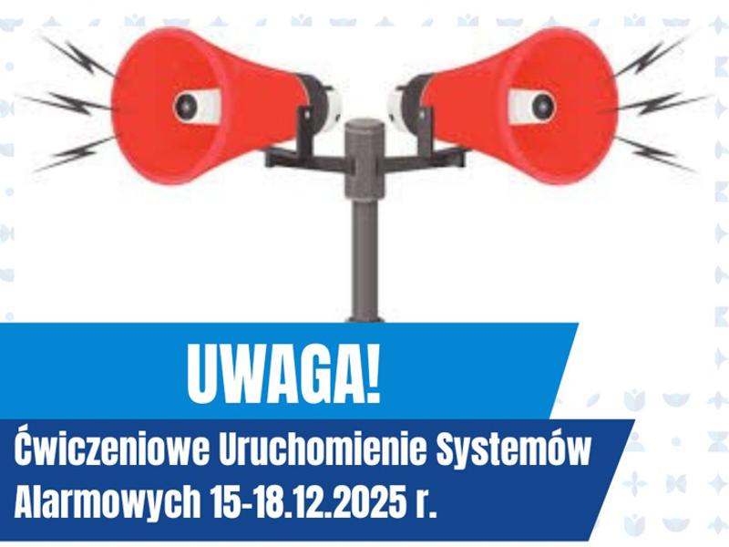 Ćwiczeniowe uruchomienie syren