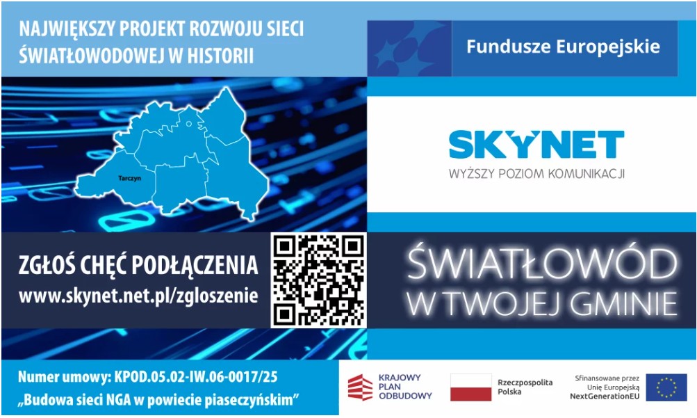 skynet w gminie tarczyn