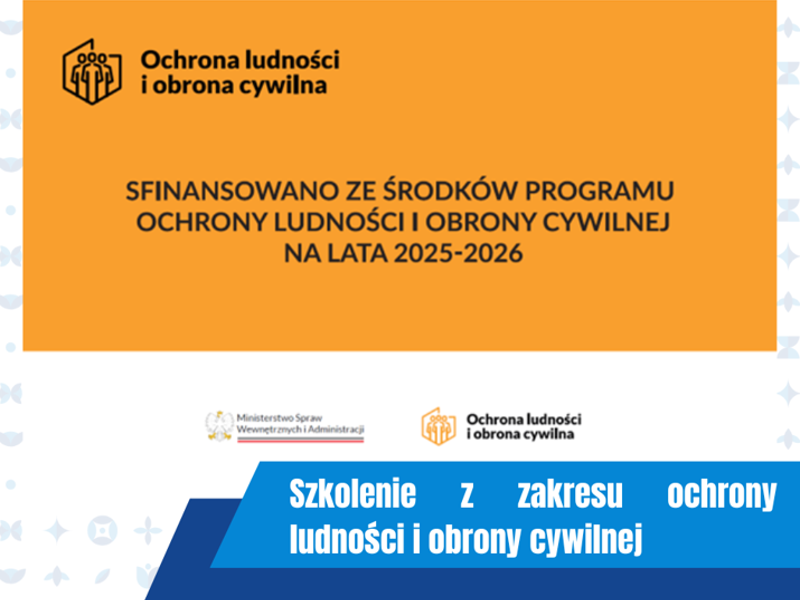 Szkolenie z zakresu ochrony ludności i obrony cywilnej