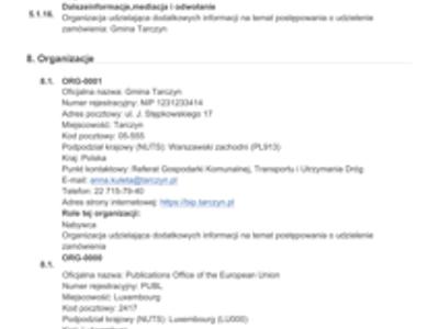 Ogłoszenie o zamiarze bezpośredniego zawarcia umowy na świadczenie usługi publicznego transportu zbiorowego