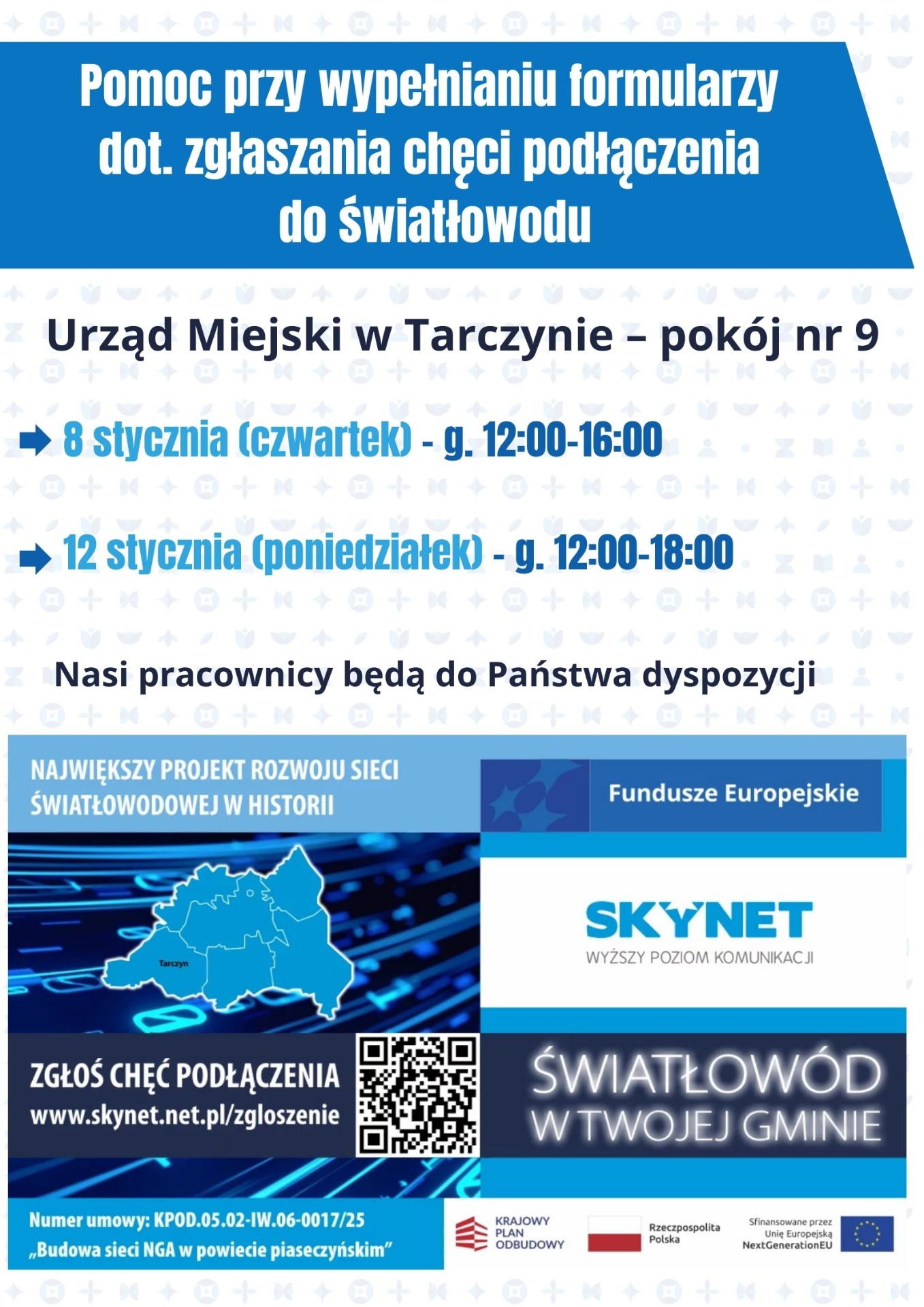 Pomoc przy składaniu wniosków SKYNET