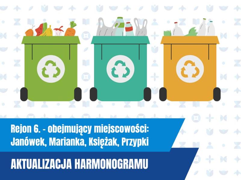 zaktualizowany harmonogram