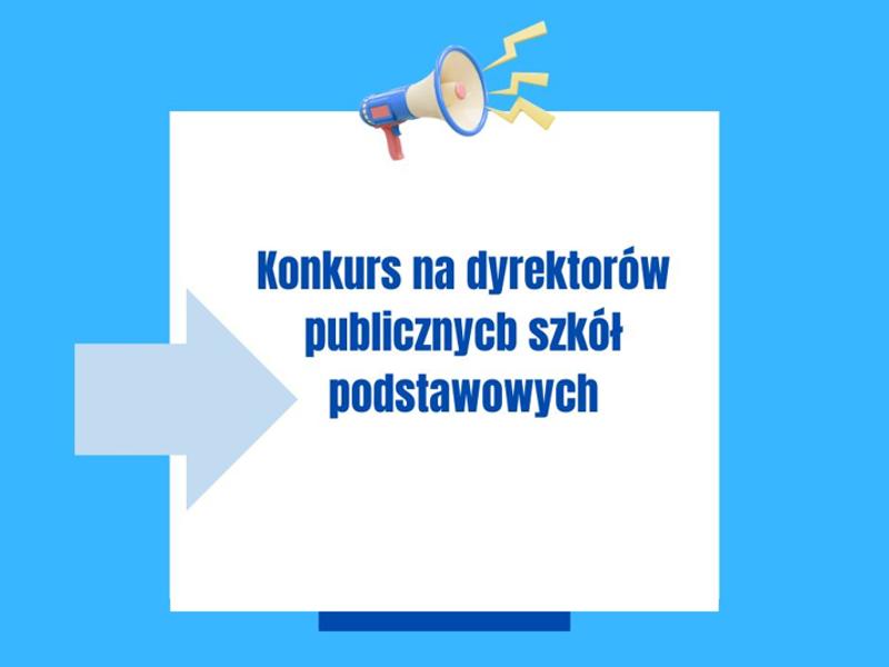 Konkurs na dyrektorów