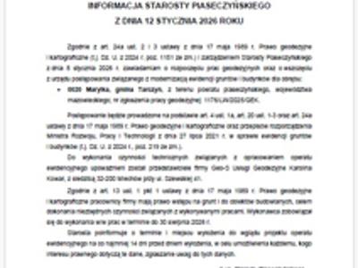 Modernizacja obręb Ruda i Marylka