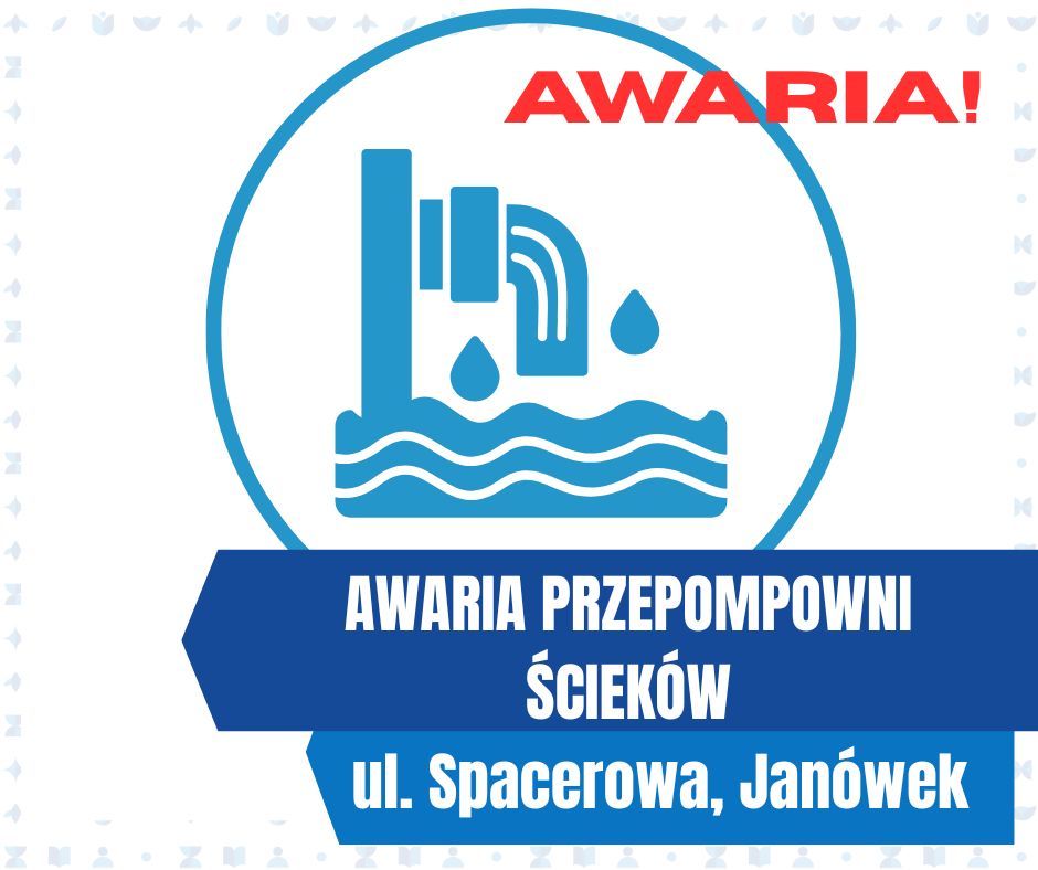 Awaria przepompowni ścieków