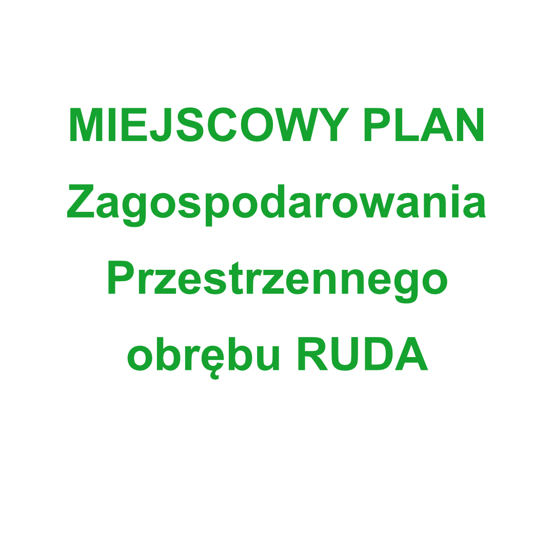 mpzp obrębu Ruda