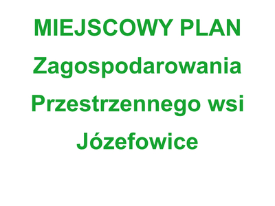 mpzp Józefowice