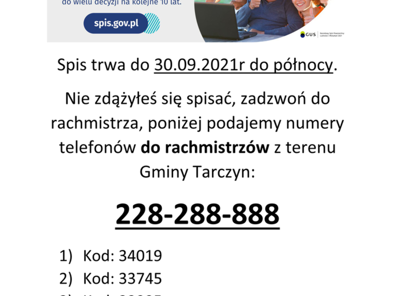 Zadzwoń do rachmistrza