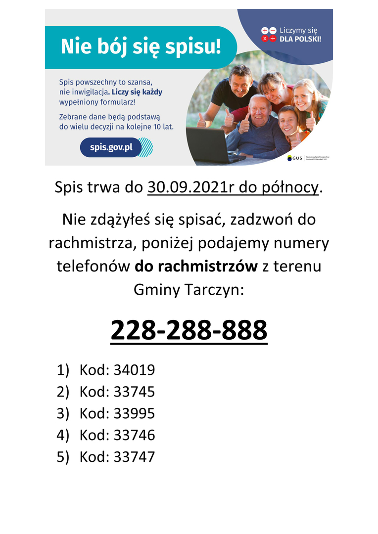 Zadzwoń do rachmistrza