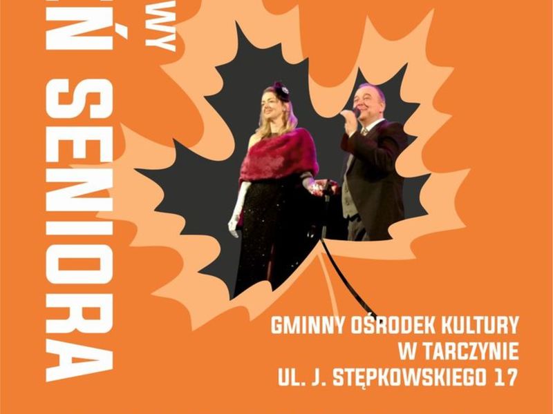 Plakat dotyczący Powiatowego Dnia Seniora