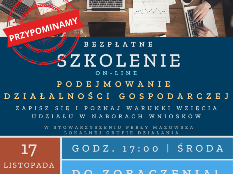 przypomnienie o szkoleniu