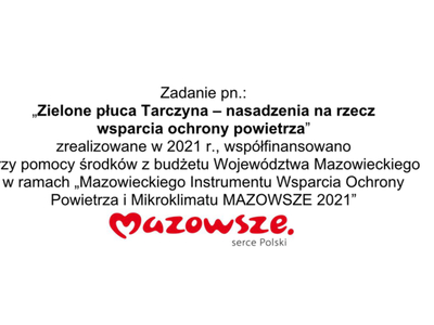 Zielona płuca - informacja o dofinansowaniu