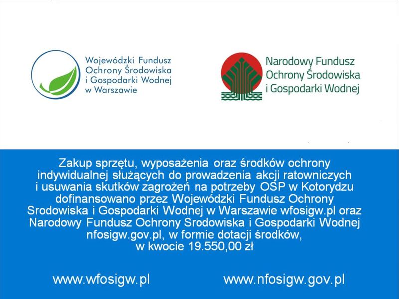 plakat OSP Kotorydz
