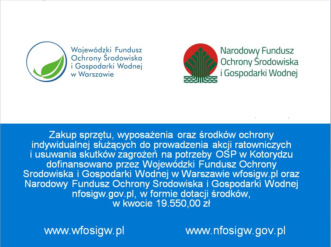 plakat OSP Kotorydz