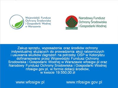 plakat OSP Kotorydz