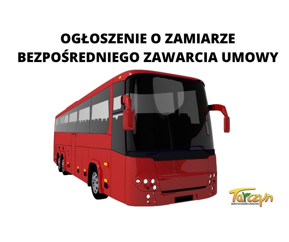 OGŁOSZENIE O ZAMIARZE BEZPOŚREDNIEGO ZAWARCIA UMOWY