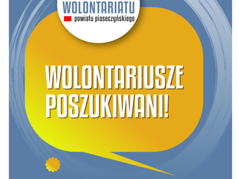 Baner Wolontariusze Poszukiwani