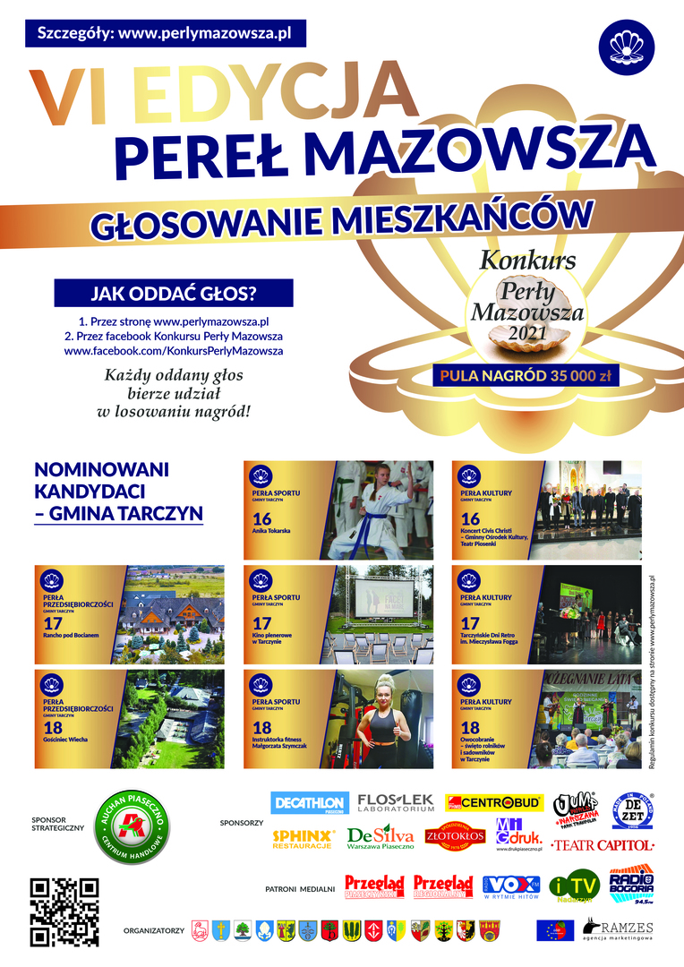 Perły Mazowsza - plakat