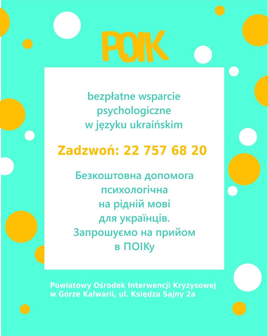 wsparcie dla ukrainców