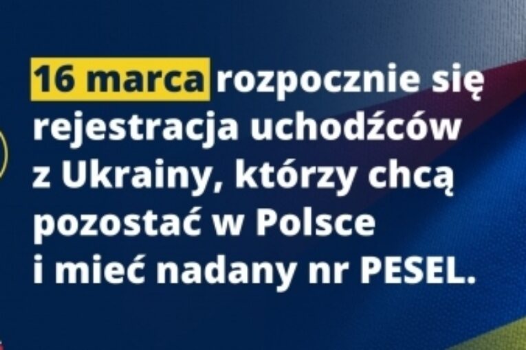 Baner na temat nadania numeru PESEL