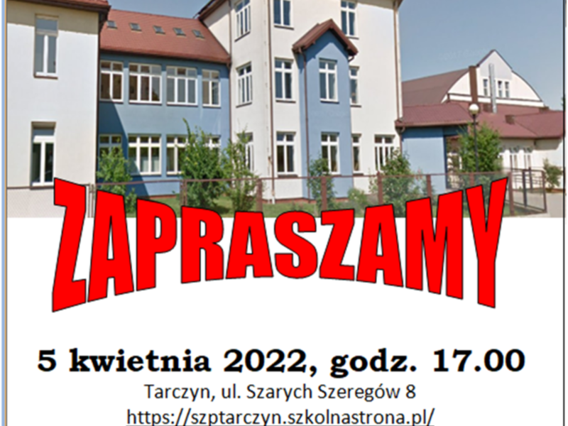 Zaproszenie na dzień otwarty